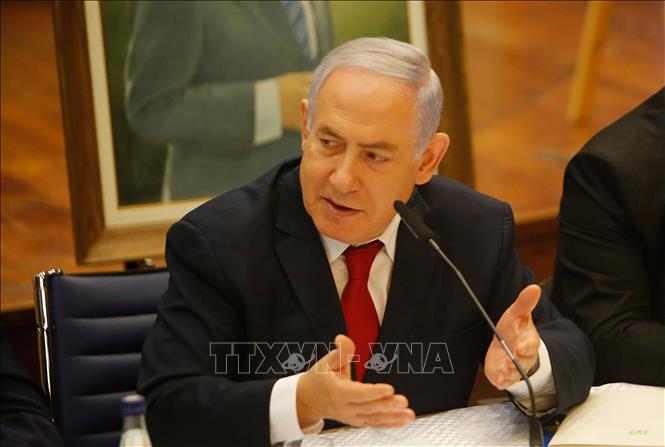 Trong ảnh: Thủ tướng Israel Benjamin Netanyahu phát biểu tại Jerusalem ngày 11/3/2019. Ảnh: THX/ TTXVN