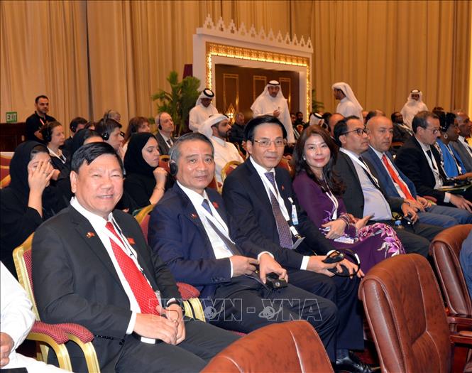 Trong ảnh: Các đại biểu đoàn Việt Nam dự phiên họp khai mạc. Ảnh: Trọng Đức - TTXVN