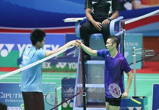 Trong ảnh: Tuổi tác là vấn đề cơ bản khiến tay vợt Nguyễn Tiến Minh dừng bước tại vòng 2 sau trận thua trước tay vợt trẻ Chia Hao LEE đến từ Đài Loan-Trung Quốc. Ảnh: Trọng Đạt - TTXVN