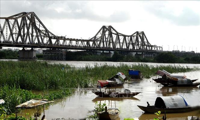 Trong ảnh: Cầu Long Biên. Ảnh: TTXVN