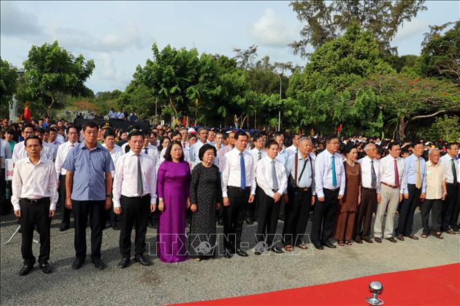 Quang cảnh lễ viếng. Ảnh: Đoàn Mạnh Dương-TTXVN