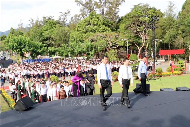 Quang cảnh lễ viếng. Ảnh: Đoàn Mạnh Dương-TTXVN