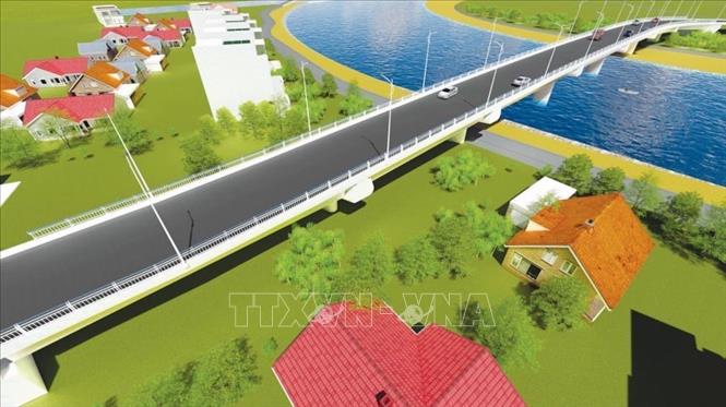 Phối cảnh công trình. Ảnh: TTXVN phát