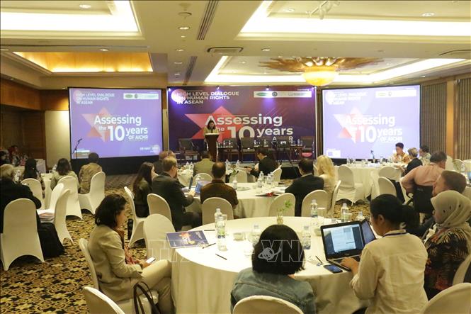 Trong ảnh: Quang cảnh cuộc Đối thoại cấp cao về quyền con người ASEAN
Ảnh: Đỗ Quyên-Pv TTXVN tại Indonesia
