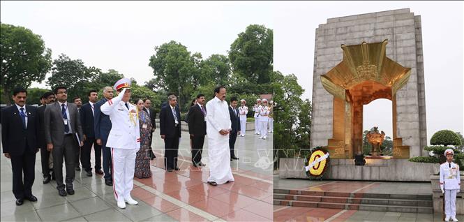 Vice President Of Inida Lays Wreath At Fallen Soldiers Monument In