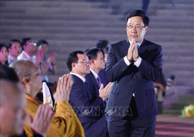 Photo: Deputy Prime Minister and Foreign Minister Pham Binh Minh attends the ceremony. VNA Photo
