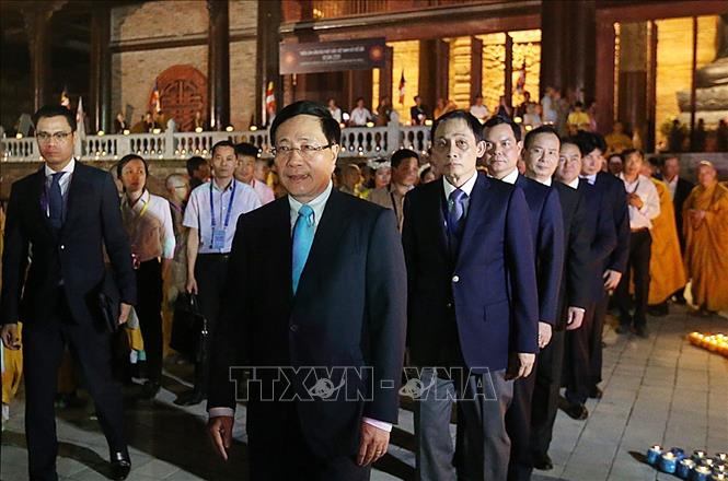Photo: Deputy Prime Minister and Foreign Minister Pham Binh Minh attends the ceremony. VNA Photo