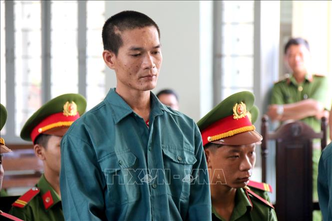 Trong ảnh: Bị cáo Pham Thanh tại phiên tòa. Ảnh: Nguyễn Thanh - TTXVN
