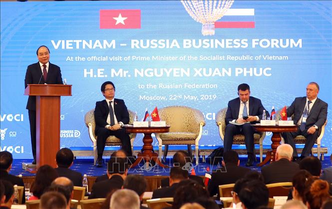 Trong ảnh: Thủ tướng Nguyễn Xuân Phúc phát biểu tại diễn đàn. Ảnh: Thống Nhất – TTXVN
