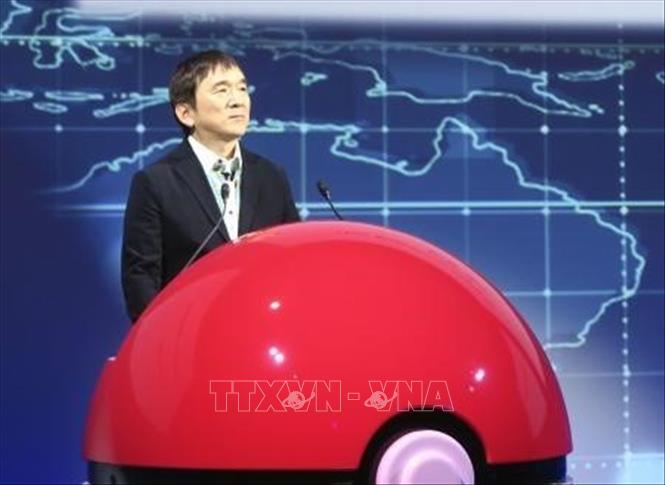 Trong ảnh: Chủ tịch công ty Pokemon, Tsunekazu Ishihara, giới thiệu trò chơi Pokemon Sleep tại Tokyo, Nhật Bản, ngày 29/5/2019. Ảnh: Kyodo/ TTXVN