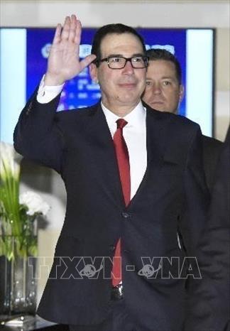 11. Phái đoàn thương mại Mỹ do Bộ trưởng Tài chính Steven Mnuchin dẫn đầu tham gia cuộc tham vấn thương mại với phái đoàn Trung Quốc do Phó Thủ tướng Lưu Hạc dẫn đầu đang 