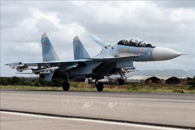 Trong ảnh: Máy bay Su-35 của Nga. Ảnh: AFP/TTXVN