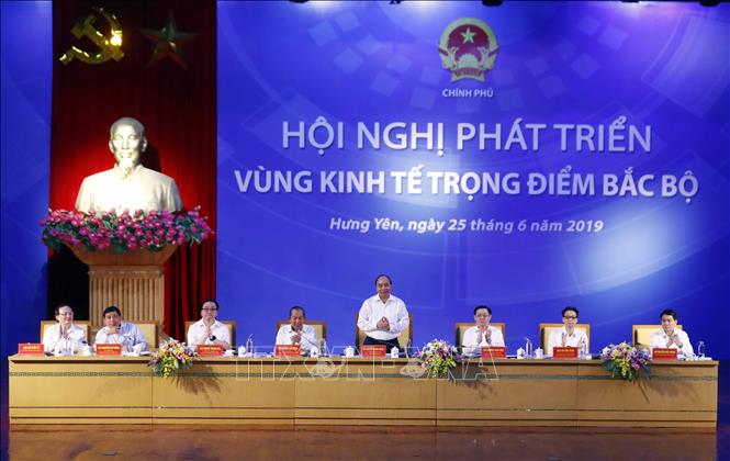 Trong ảnh: Thủ tướng Nguyễn Xuân Phúc phát biểu khai mạc hội nghị. Ảnh: Thống Nhất- TTXVN