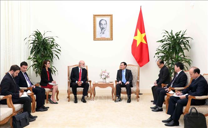 Trong ảnh: Phó Thủ tướng Vương Đình Huệ tiếp Giáo sư kinh tế Avishay Braverman. Ảnh: Văn Điệp – TTXVN