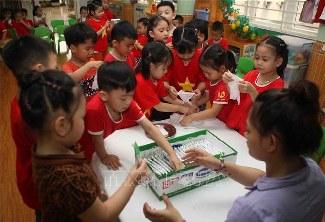 TP Hà Nội luôn dành sự quan tâm đặc biệt đối với sự nghiệp giáo dục và đào tạo thế hệ trẻ, coi đó như một trọng điểm ưu tiên trong chính sách phát triển. Trong ảnh: Chương trình 