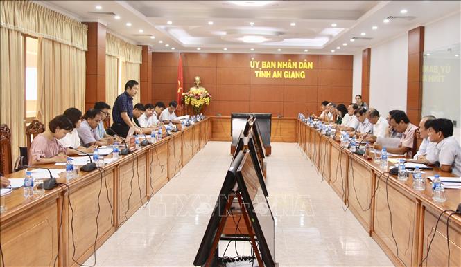 Trong ảnh: Quang cảnh buổi làm việc. Ảnh: Thanh Sang – TTXVN

