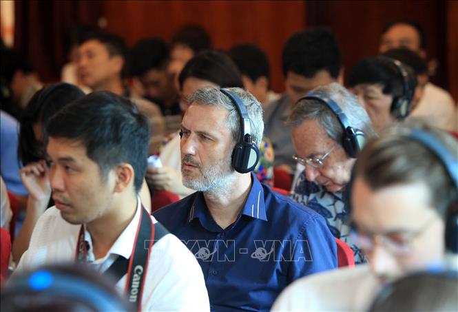 Trong ảnh: Đại biểu trong nước và quốc tế tham dự hội thảo. Ảnh: An Đăng - TTXVN