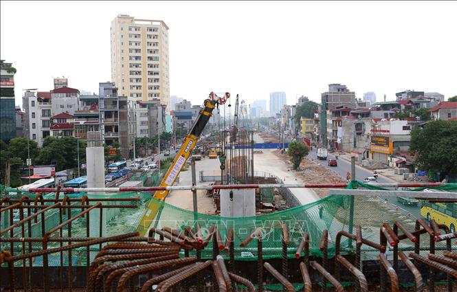 Trong ảnh: Gói thầu số 1 do Liên danh SMCC – CIENCO 4 thi công đạt 31% khối lượng. Ảnh: Thành Đạt – TTXVN