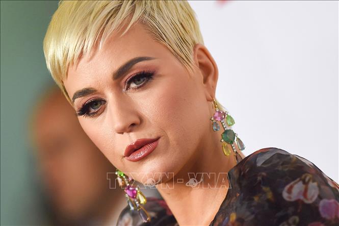 Trong ảnh: Nữ ca sĩ người Mỹ Katy Perry. Ảnh: AFP/TTXVN