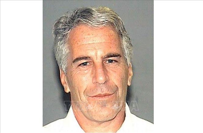 Trong ảnh: Chân dung tỷ phú Jeffrey Epstein do Sở cảnh sát hạt Palm Beach cung cấp ngày 8/7/2019. Ảnh: AFP/TTXVN