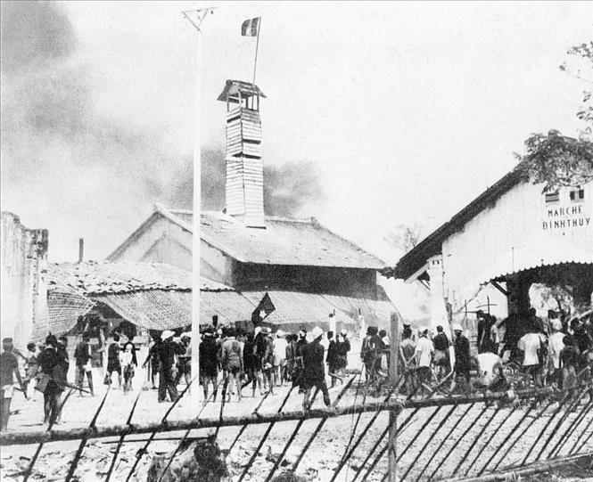 Trong ảnh: Ngày 23/11/1940, cuộc Khởi nghĩa Nam kỳ bùng nổ ở nhiều tỉnh Nam bộ. Cùng với khởi nghĩa Bắc Sơn, khởi nghĩa Nam Kỳ là 