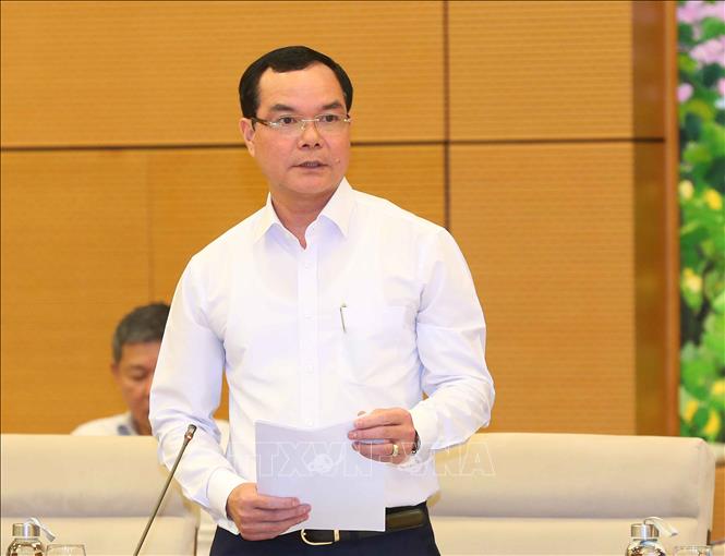 Trong ảnh: Chủ tịch Tổng Liên đoàn Lao động Việt Nam Nguyễn Đình Khang phát biểu ý kiến. Ảnh: Doãn Tấn - TTXVN
