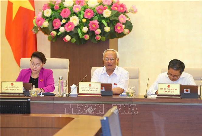 Trong ảnh: Phó Chủ tịch Quốc hội Uông Chu Lưu phát biểu ý kiến. Ảnh: Doãn Tấn - TTXVN