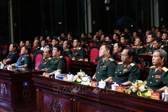 Trong ảnh: Các đại biểu tham dự buổi giao lưu. Ảnh: Văn Điệp - TTXVN