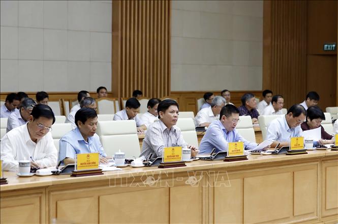 Trong ảnh: Các thành viên Tiểu ban Kinh tế - Xã hội Đại hội lần thứ XIII của Đảng tham dự phiên họp. Ảnh: Thống Nhất – TTXVN
