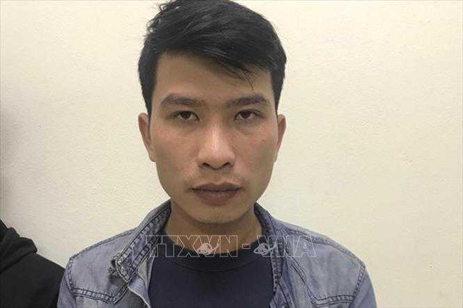 Trong ảnh: Đối tượng Nguyễn Văn Thắng. Ảnh: TTXVN phát