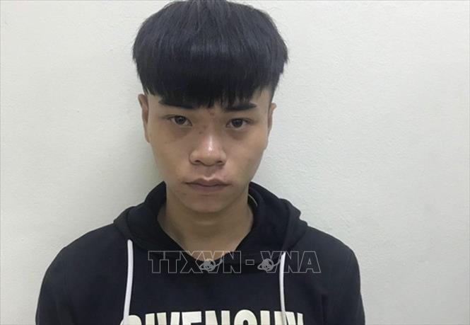 Trong ảnh: Đối tượng Đặng Viết Tuấn. Ảnh: TTXVN phát