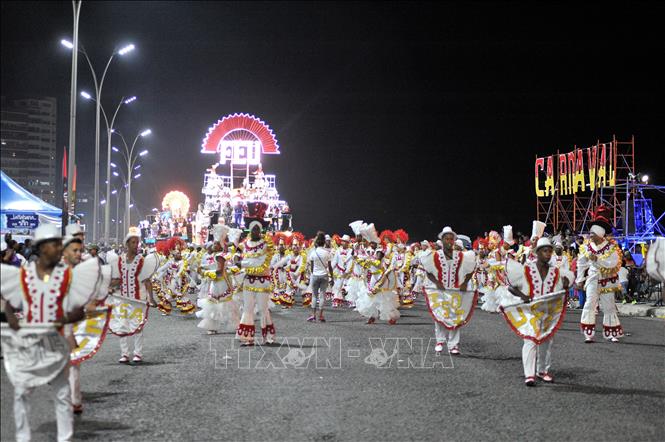 Trong ảnh: Những sắc mầu Carnaval La Habana 2019. Ảnh: Lê Hà - Pv TTXVN tại Cuba