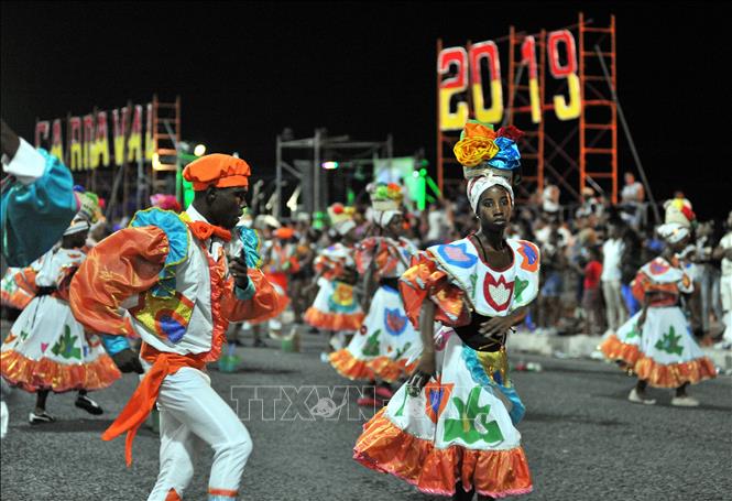 Trong ảnh: Những sắc mầu Carnaval La Habana 2019. Ảnh: Lê Hà - Pv TTXVN tại Cuba    