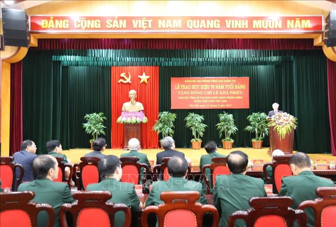 Trong ảnh: Tổng Bí thư, Chủ tịch nước Nguyễn Phú Trọng, Bí thư Quân ủy Trung ương phát biểu tại buổi lễ. Ảnh: Trí Dũng – TTXVN