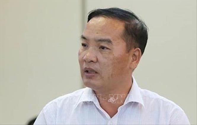 Trong ảnh: Bị can Lê Nam Trà (sinh năm 1961, nguyên Chủ tịch Hội đồng thành viên MobiFone). Ảnh: TTXVN phát