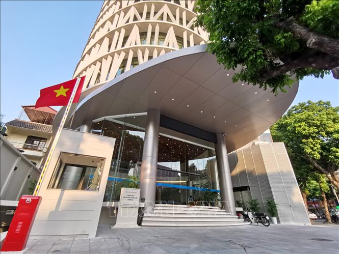 Trong ảnh: Tòa nhà của Truyền hình Thông tấn sẽ được khánh thành vào ngày mai 9/9/2019. Ảnh: Thành Đạt - TTXVN