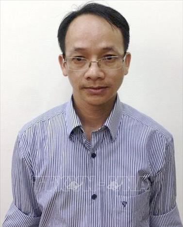 Trong ảnh: Bị can Nguyễn Thanh Chương (nguyên Trưởng Phòng Đô thị, Văn phòng UBND Thành phố Hồ Chí Minh). Ảnh: TTXVN phát