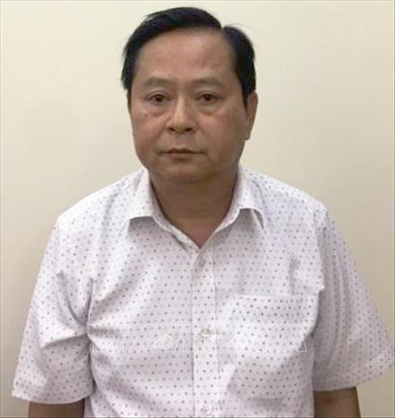 Trong ảnh:  Nguyễn Hữu Tín (nguyên Phó Chủ tịch UBND Thành phố Hồ Chí Minh). Ảnh: TTXVN phát