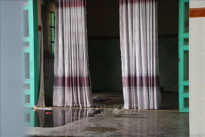Trong ảnh: Hiện trường nơi xảy ra vụ việc. Ảnh: Huyền Trang - TTXVN