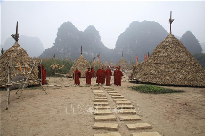 Trong ảnh: Phim trường khi còn hoạt động phục vụ khách tham quan. Ảnh: Thùy Dung - TTXVN