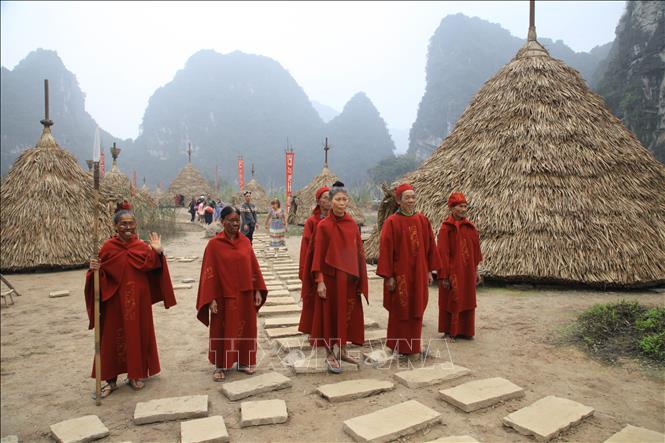 Trong ảnh: Phim trường khi còn hoạt động phục vụ khách tham quan. Ảnh: Thùy Dung - TTXVN