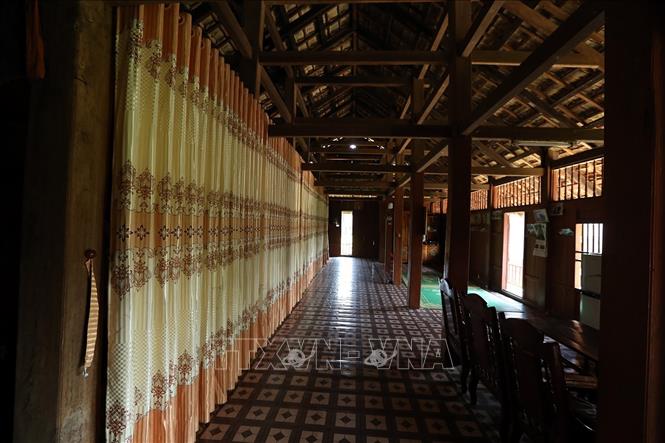 Trong ảnh: Một nhà sàn truyền thống của đồng bào dân tộc Thái. Ảnh: Phan Tuấn Anh - TTXVN
