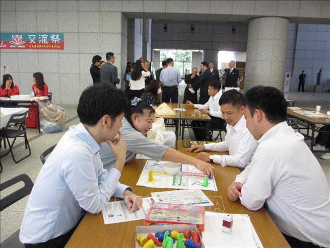 Trong ảnh: Lễ hội chơi cá ngựa. Ảnh: Đào Tùng - Phóng viên TTXVN tại Nhật Bản