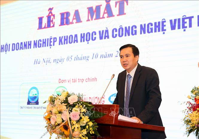 Trong ảnh: Thứ trưởng Bộ Khoa học và Công nghệ Bùi Thế Duy phát biểu. Ảnh: TTXVN phát