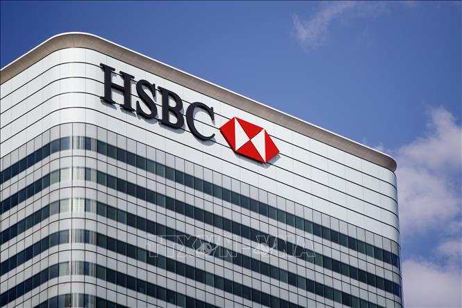 Trong ảnh: Trụ sở HSBC tại London, Anh. Ảnh: AFP/ TTXVN