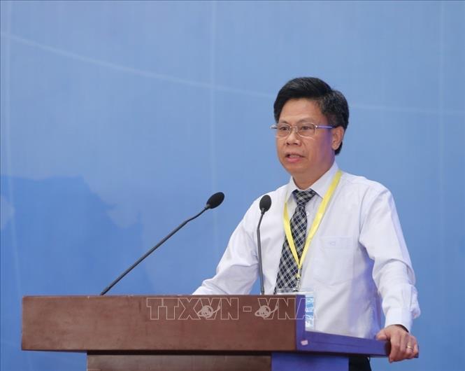 Trong ảnh: Đại diện Liên hiệp Hợp tác xã thương mại Sài Gòn Coop phát biểu tại diễn đàn.Ảnh: Danh Lam - TTXVN