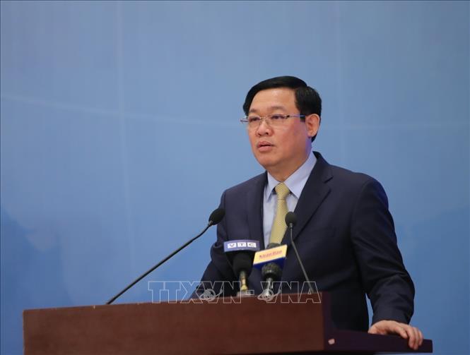 Trong ảnh: Phó Thủ tướng Vương Đình Huệ phát biểu. Ảnh: Danh Lam -TTXVN