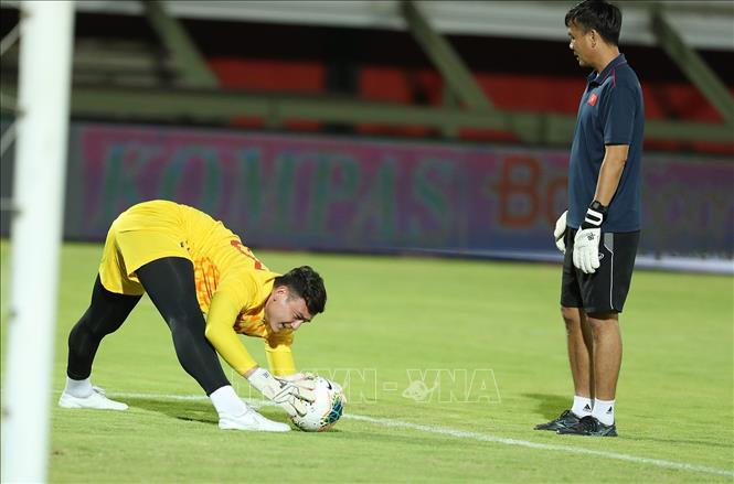 Thủ môn Đặng Văn Lâm. Ảnh: Hoàng Linh - TTXVN