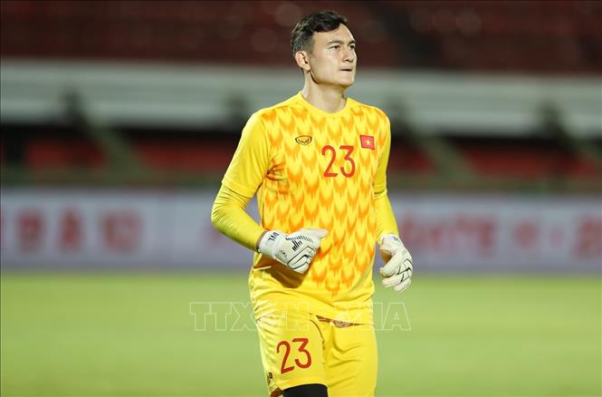 Thủ môn Đặng Văn Lâm. Ảnh: Hoàng Linh - TTXVN