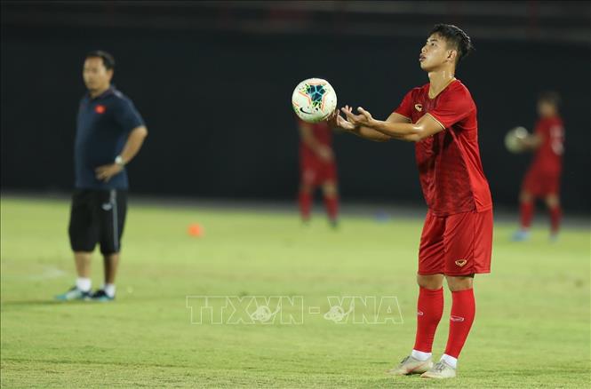 Tiền đạo Nguyễn Việt Phong. Ảnh: Hoàng Linh - TTXVN